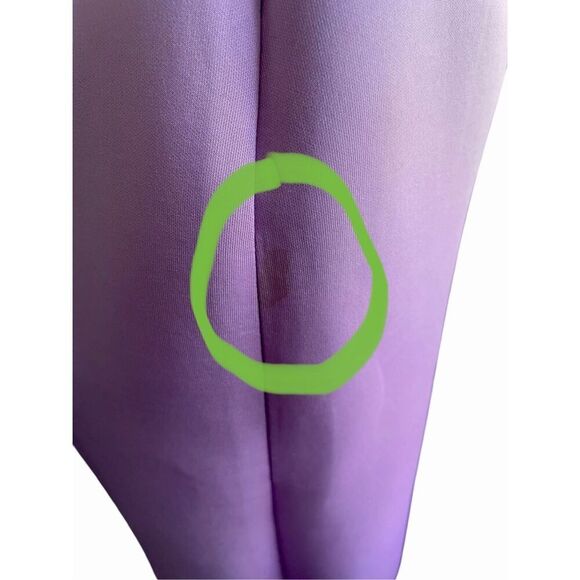 Eliza J One Shoulder Scuba Cocktail Dress Lilac Size 4 - Picture 11 of 16